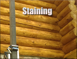  Guilford County, North Carolina Log Home Staining